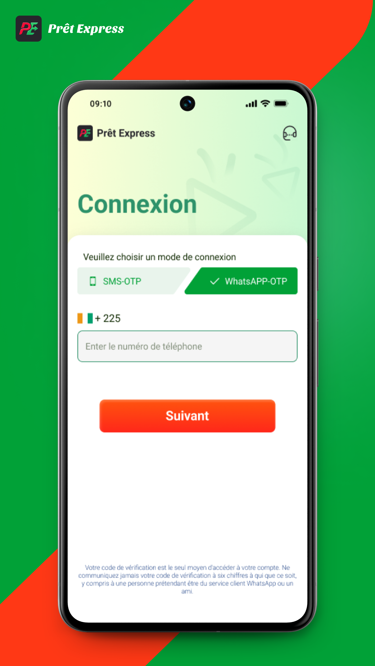 Multiples options de connexion